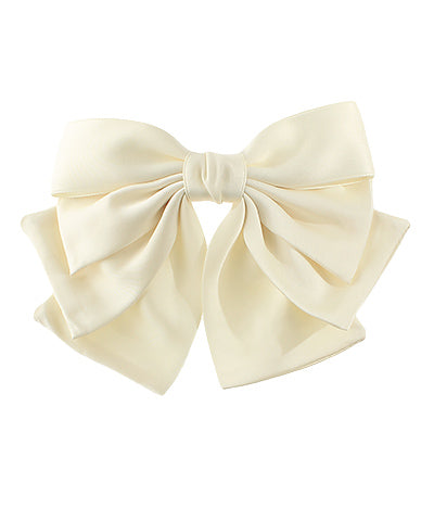Ivory bow barrette
