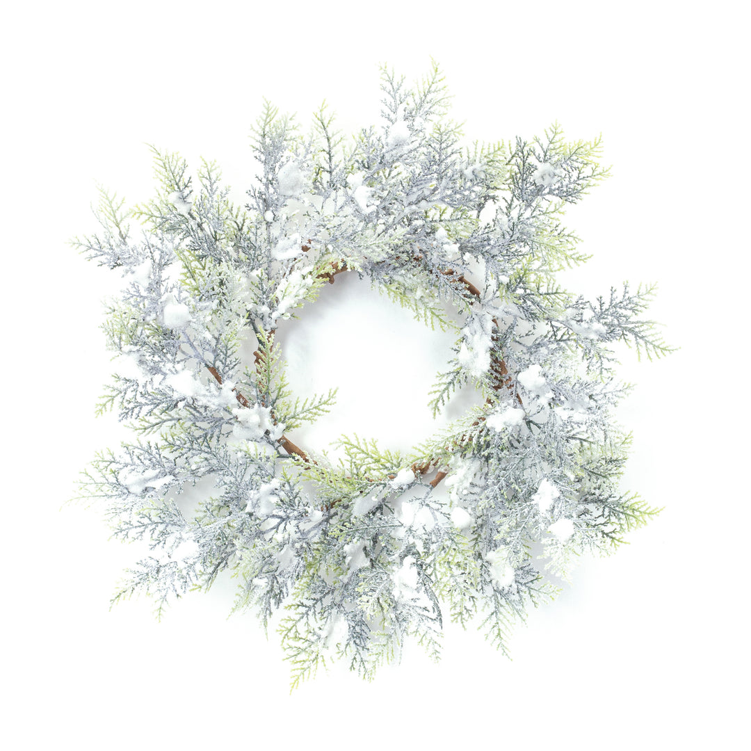 Snowy Cedar Wreath