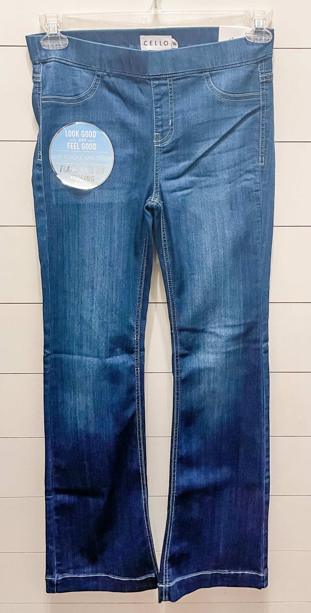 Cello pull on flare jeans