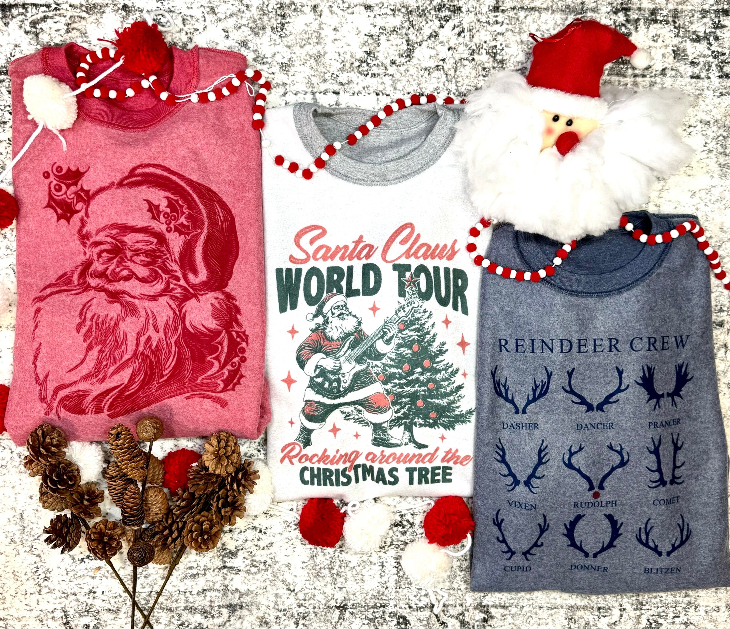 Festive Sweatshirts and Tees