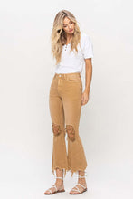 Load image into Gallery viewer, Vintage High Rise Distressed Flare Jeans