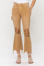 Load image into Gallery viewer, Vintage High Rise Distressed Flare Jeans