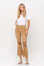 Load image into Gallery viewer, Vintage High Rise Distressed Flare Jeans