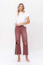 Load image into Gallery viewer, 90&#39;s Vintage High Rise Crop Flare Jeans