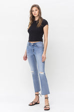 Load image into Gallery viewer, Mid Rise Kick Flare Jeans