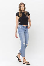 Load image into Gallery viewer, Mid Rise Kick Flare Jeans