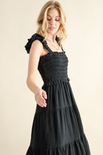 Load image into Gallery viewer, And The Why Smocked Ruffled Tiered Dress