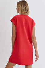 Load image into Gallery viewer, Red Textured Dress