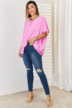 Load image into Gallery viewer, Zenana Texture Short Sleeve Blouse