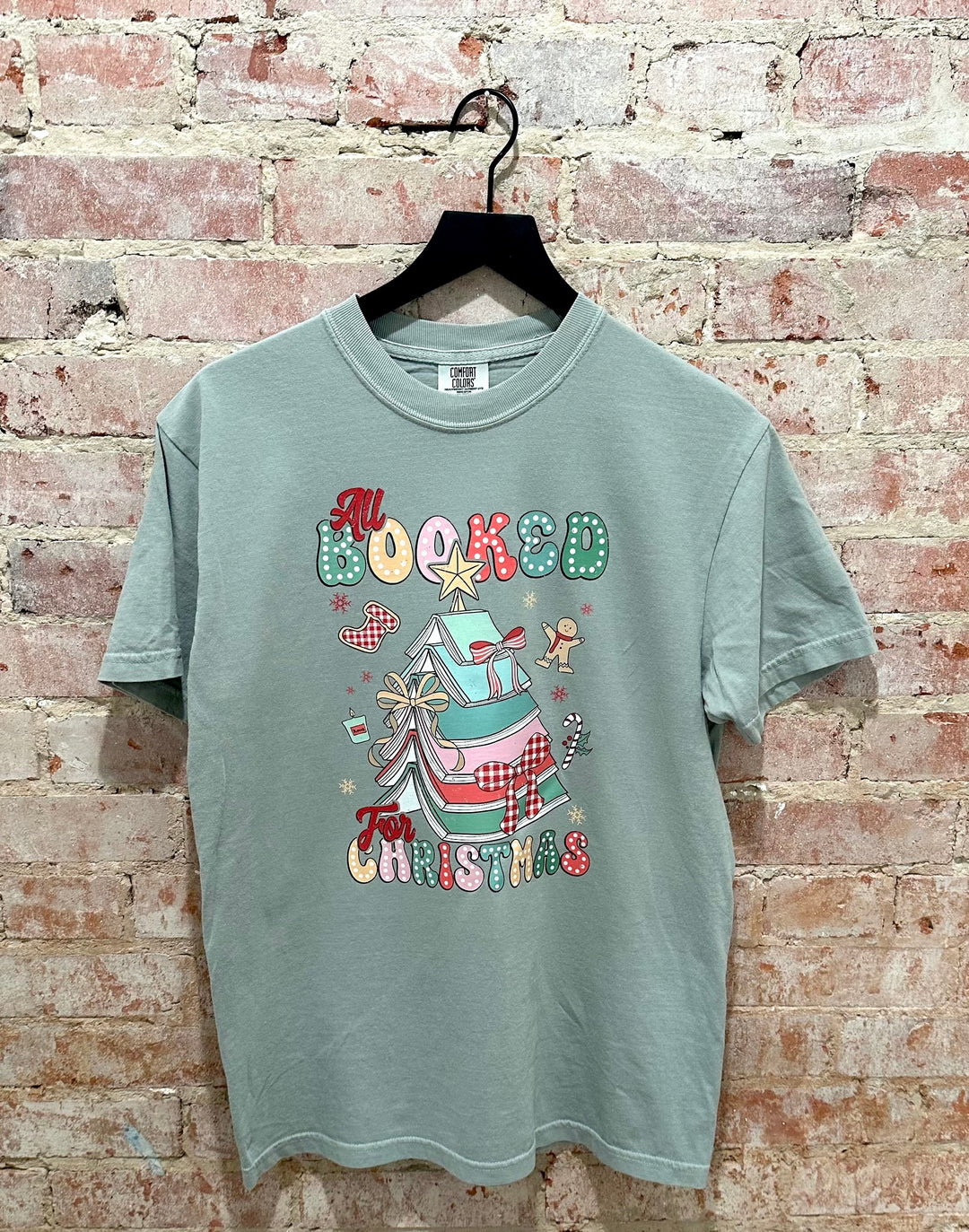 Booked For Christmas Tee