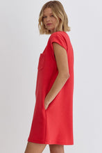Load image into Gallery viewer, Red Textured Dress