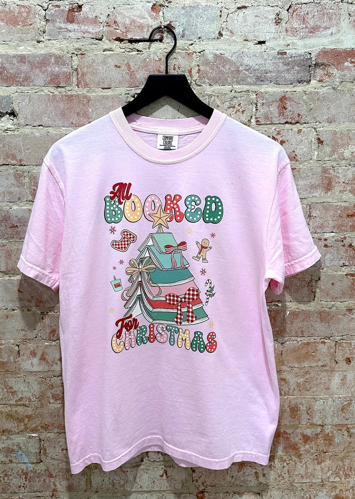 Booked For Christmas Tee