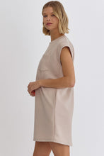 Load image into Gallery viewer, Taupe Textured Dress