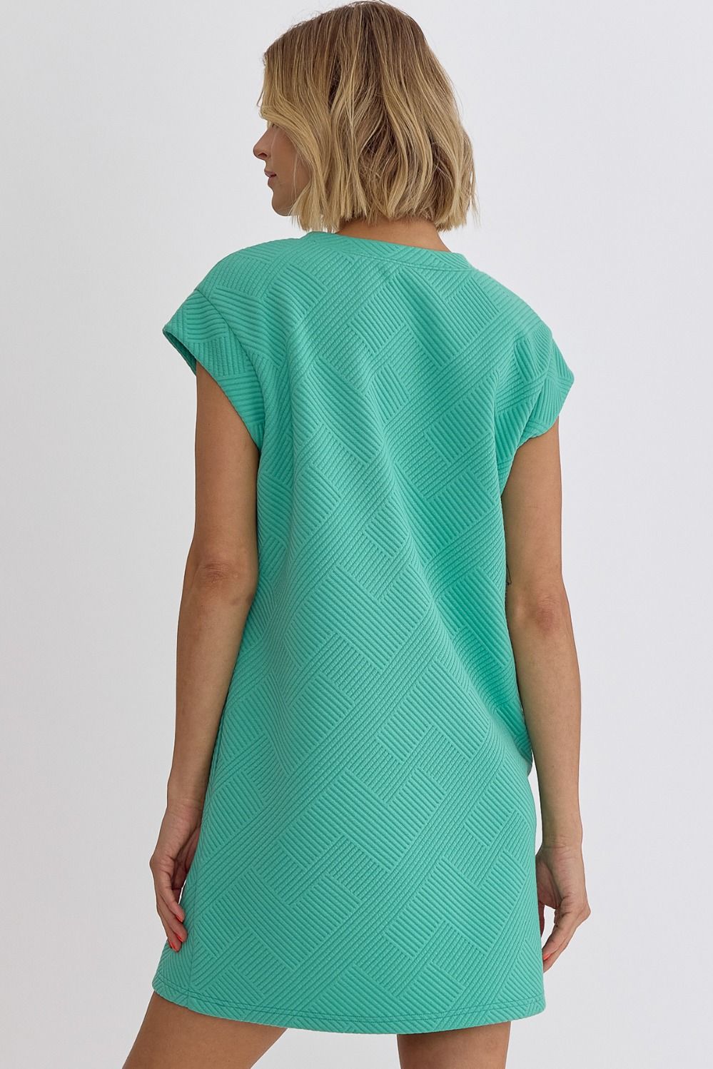 Mint Textured Dress