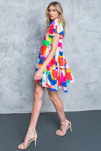 Load image into Gallery viewer, Printed Multi-Color Dress