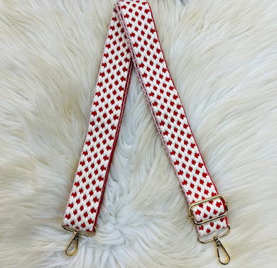 Guitar Strap Red checkered