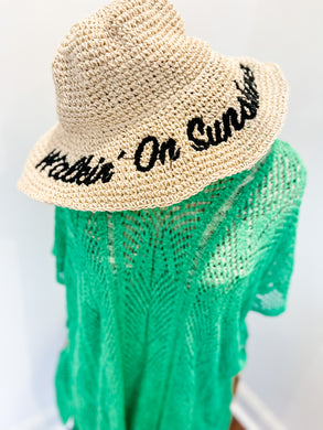 Walkin on sunshine beach hat
