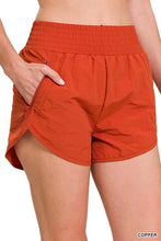 Load image into Gallery viewer, WINDBREAKER SMOCKED WAISTBAND RUNNING SHORTS