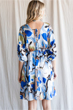 Load image into Gallery viewer, Royal Swirl Print Dress