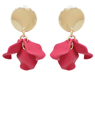 Rose Petal Earrings