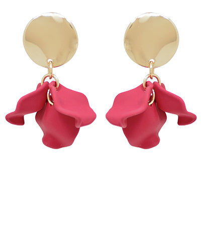 Rose Petal Earrings