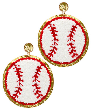 Baseball Earrings