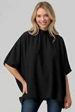 Load image into Gallery viewer, Black mock neck top
