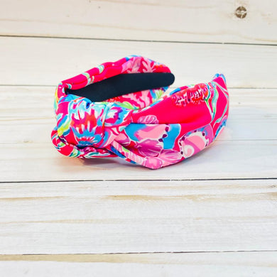 Pink Floral Headband