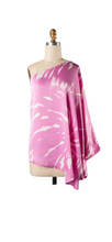Load image into Gallery viewer, Slouchy One Shoulder Printed Top pink